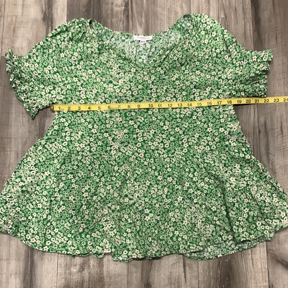 Beach Lunch Lounge Collection XS Green with little flowers - Picture 3 of 5